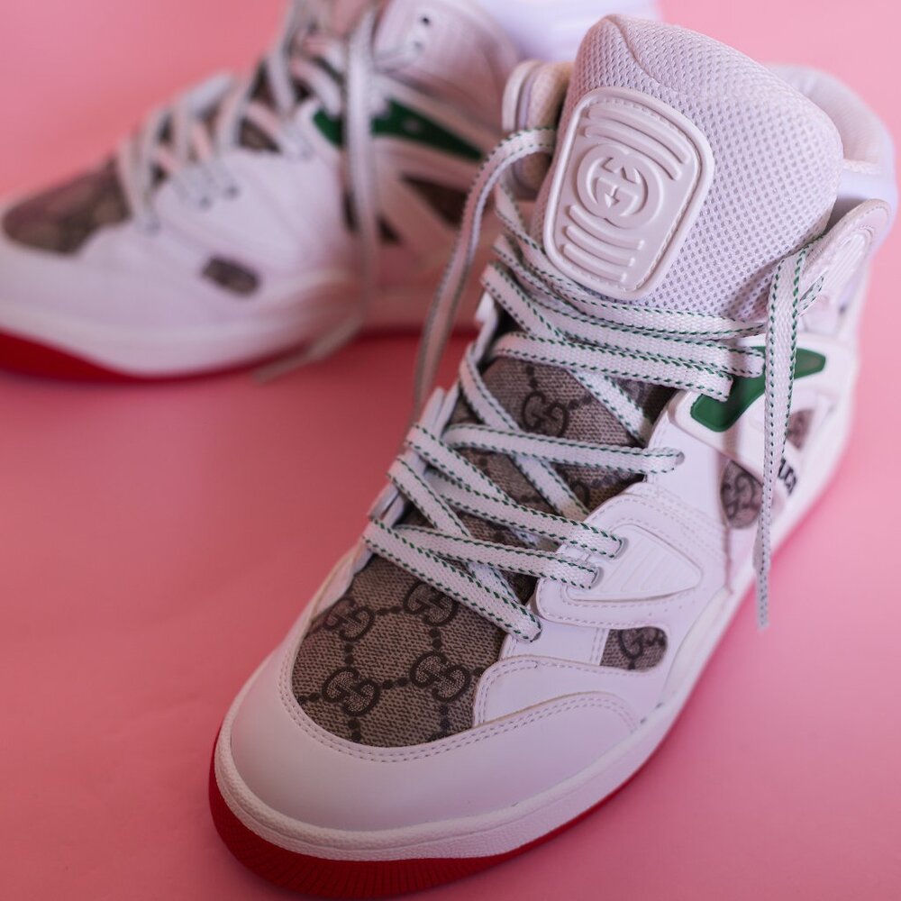Gucci GG Basketball Supreme Authentic Sneakers 6.5